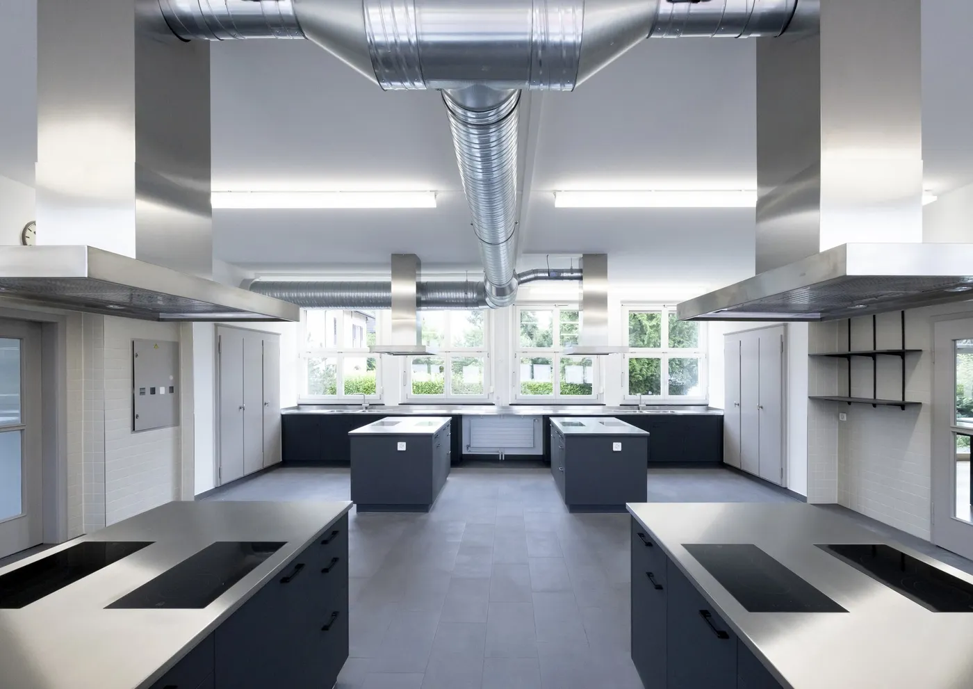 Küchenabluft in Schulküche