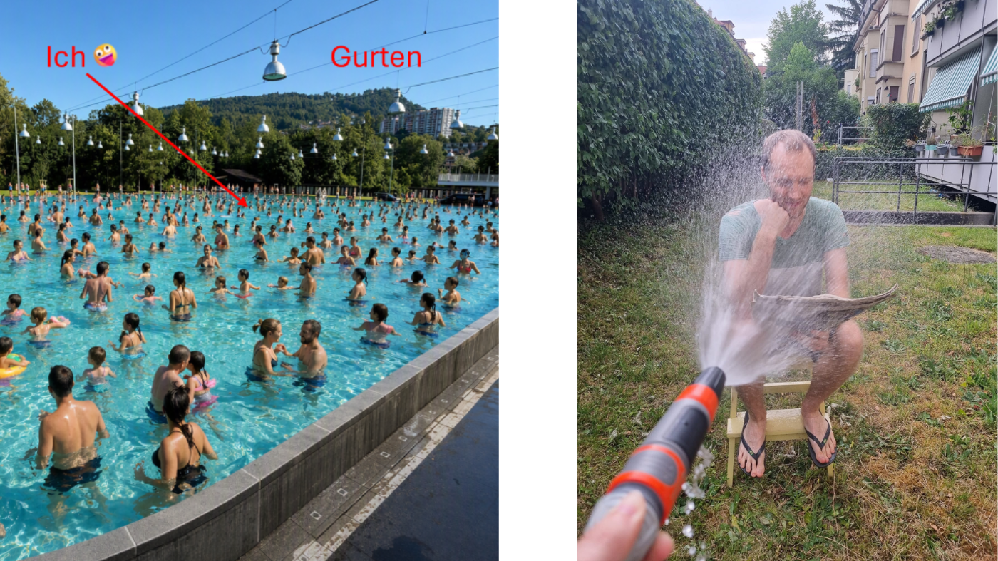 Arbeiten bei Hitze? Bei G+P gehört Abkühlung dazu