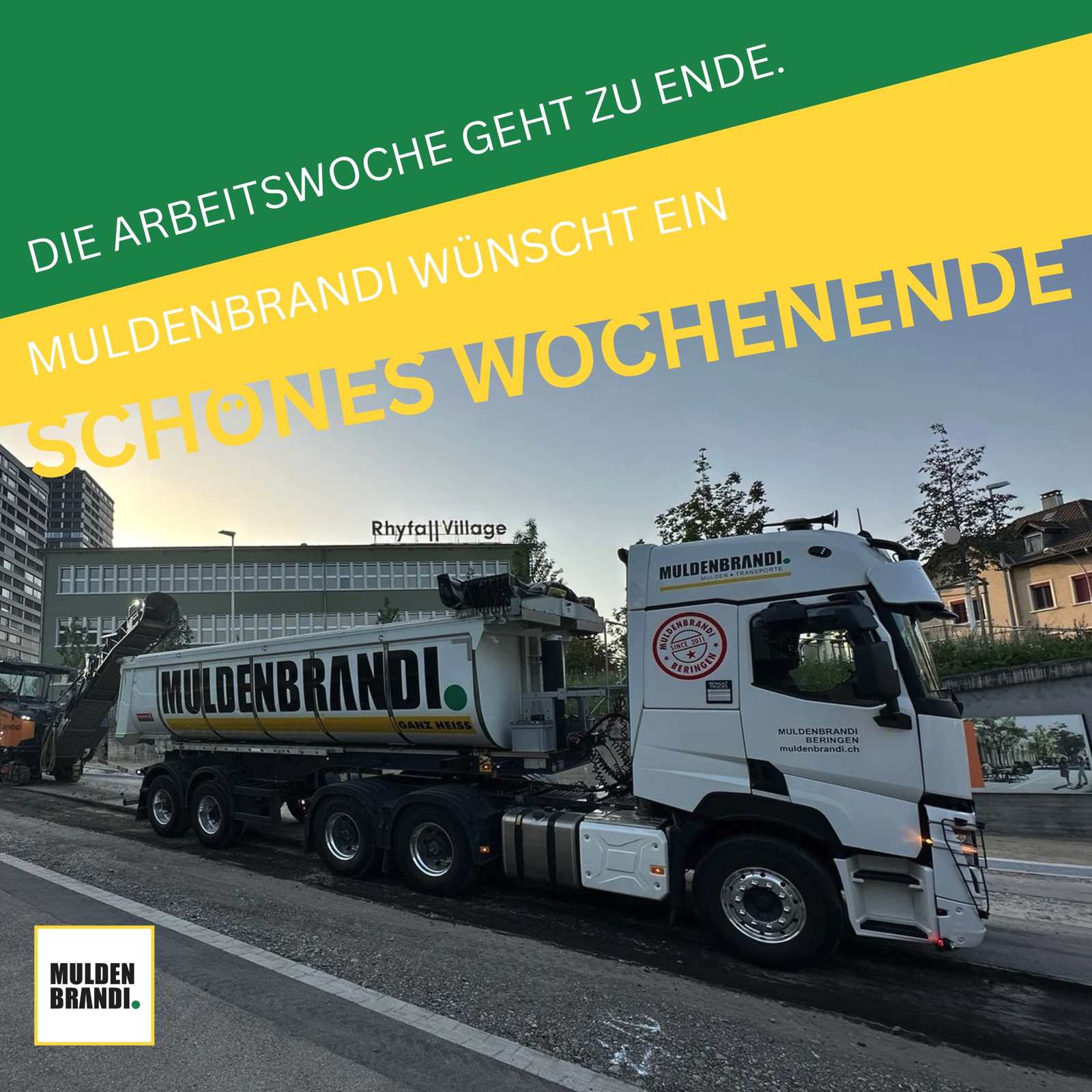 Die Arbeitswoche geht zu Ende. 
