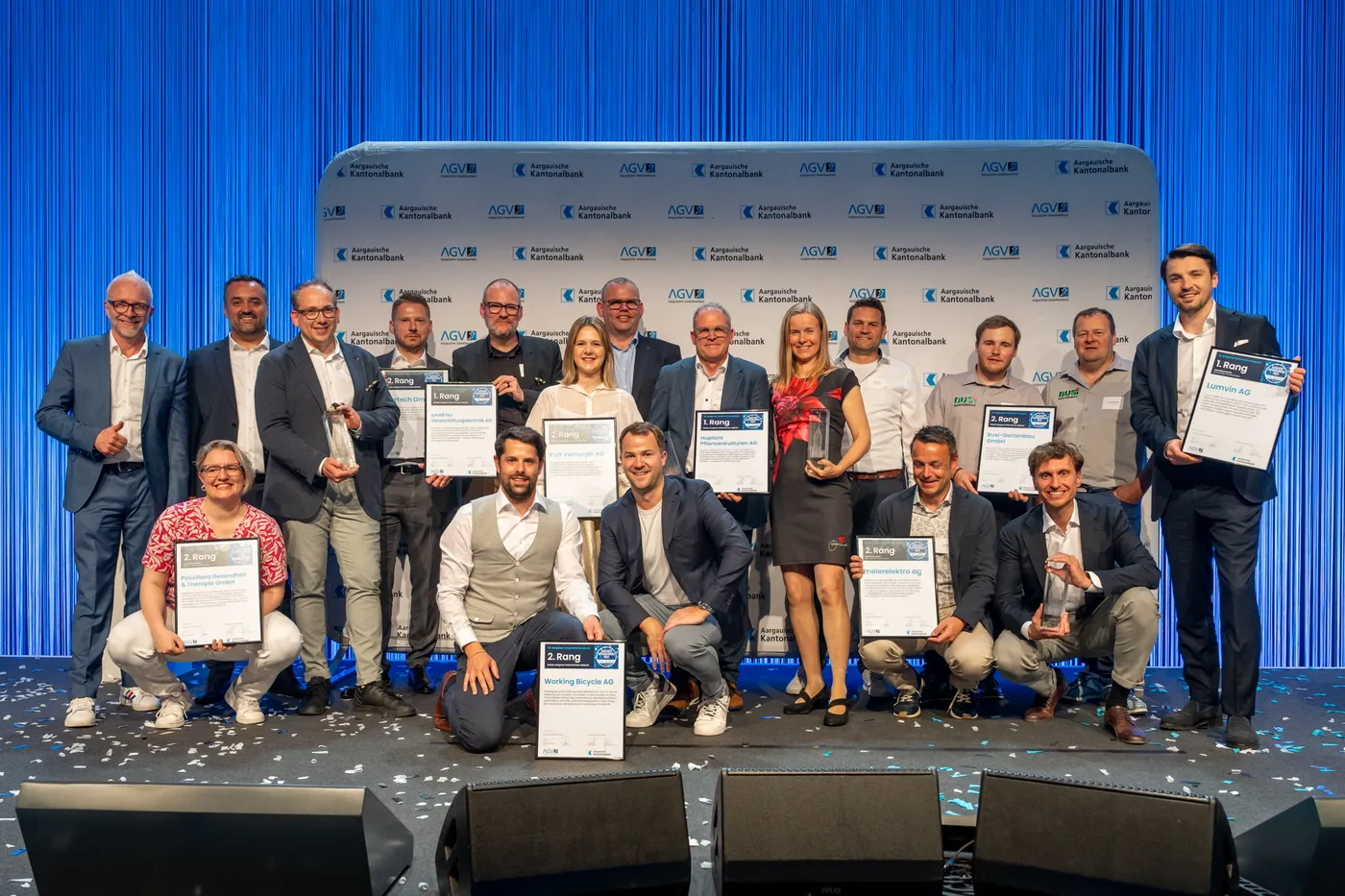 Aargauer Unternehmenspreis: Wir erreichen den 2. Rang!