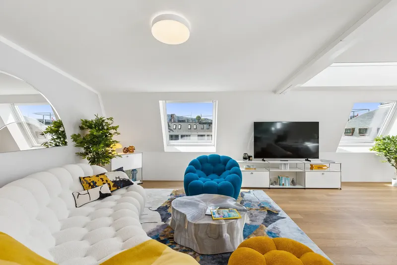 Ikon Penthouse – Rooftop, AC, Lake & Mountain View Fraumünsterstrasse