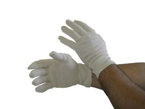 Handschuhe aus Baumwolltricot