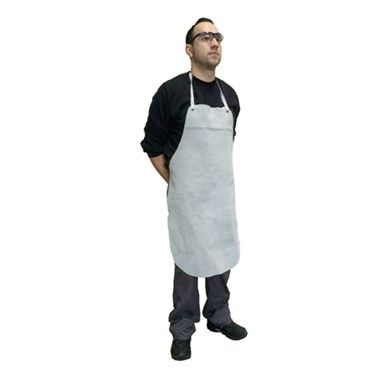 tablier long en cuir sans poche