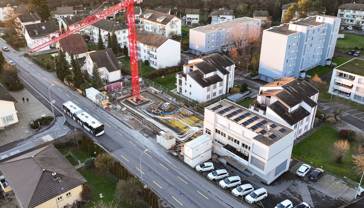Einlegearbeiten an unserem Neubau