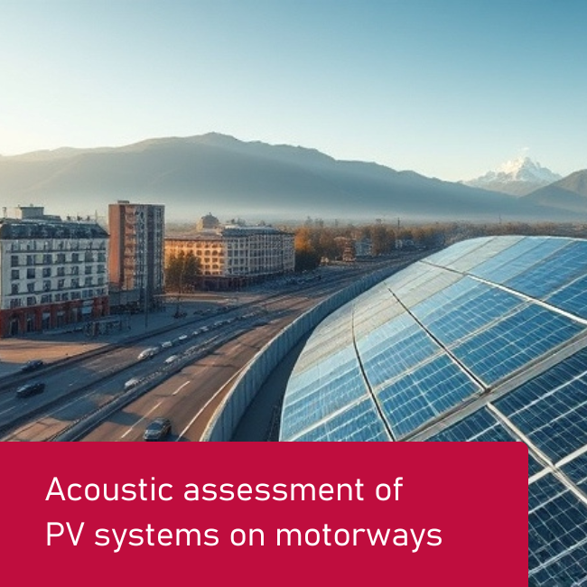 Acoustic assessment of PV systems on motorways