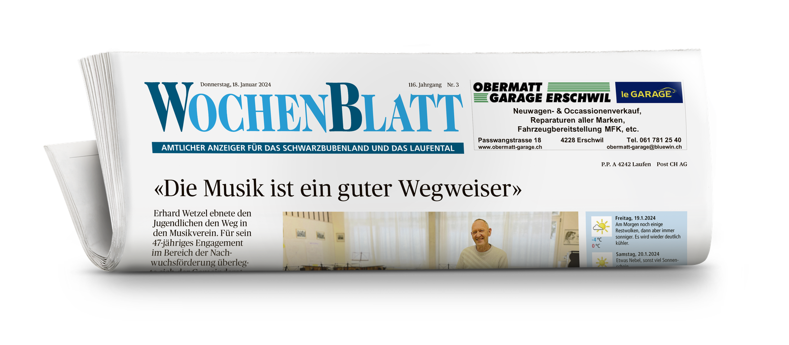 Wochenblatt für das Schwarzbubenland und Laufental