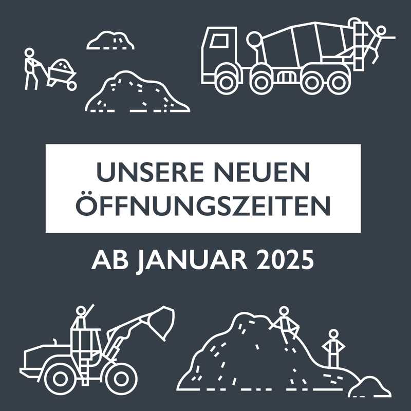 Neue Öffnungszeiten ab Januar 2025