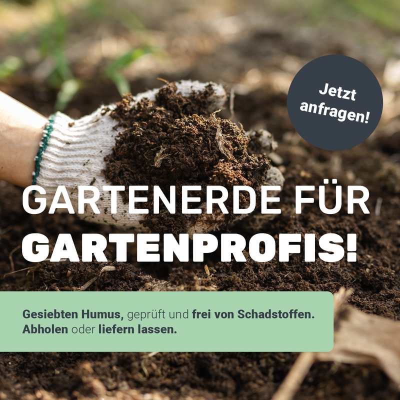 Gesiebte Gartenerde für Gartenprofis
