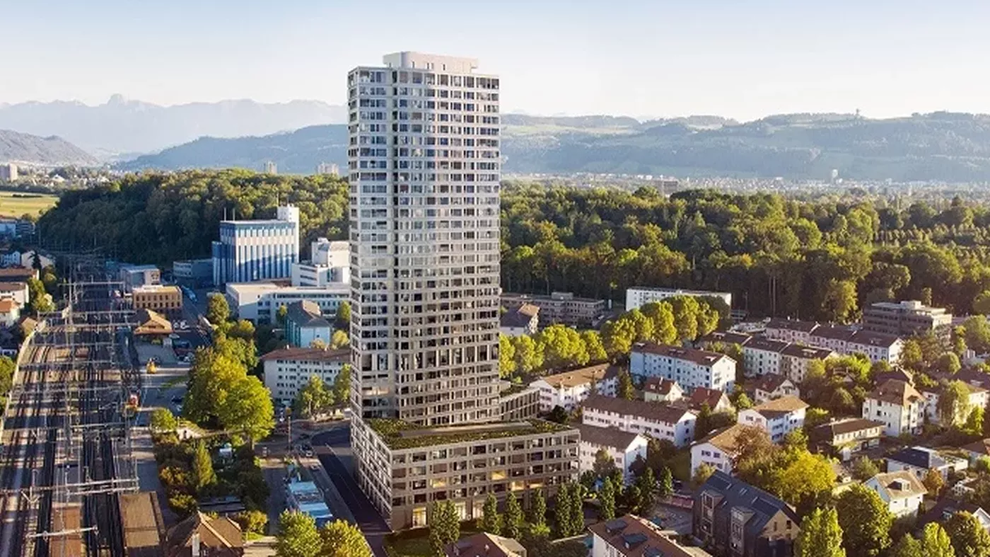 Noise control at a high level - BäreTower, Ostermundigen