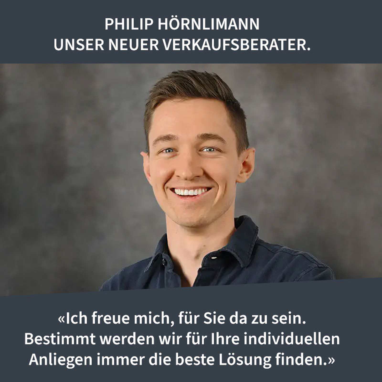 Unser neuer Verkaufsberater