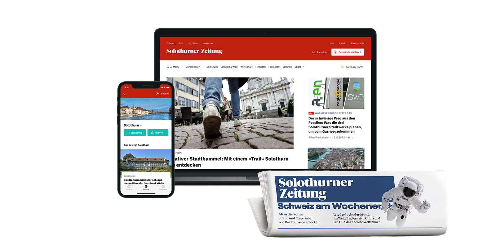Solothurner Zeitung, solothurnerzeitung.ch