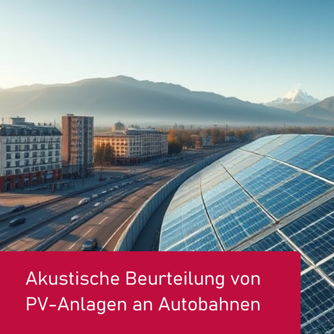 Akustische Beurteilung von PV-Anlagen an Autobahnen