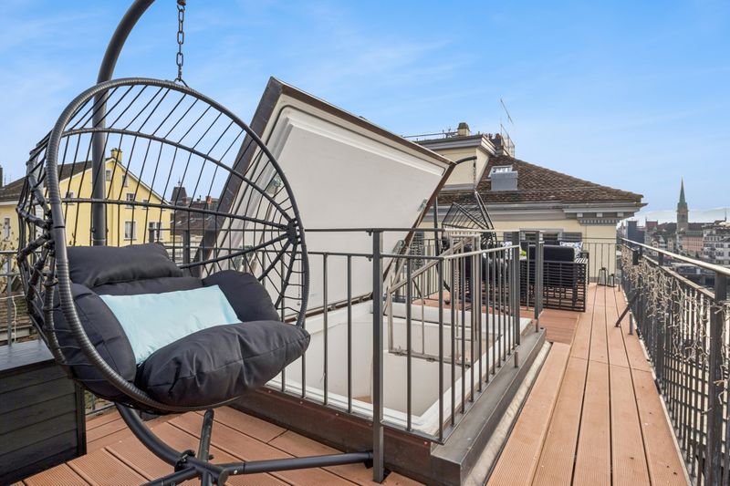 Old Town Diamond Penthouse – Private Rooftop Limmatquai 84