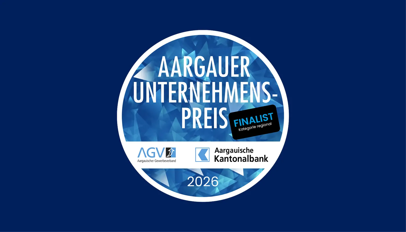 Aargauer Unternehmenspreis: Wir sind nominiert!