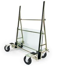 Chariot pour transporter du verre jusqu'à 700kg avec roues gonflables