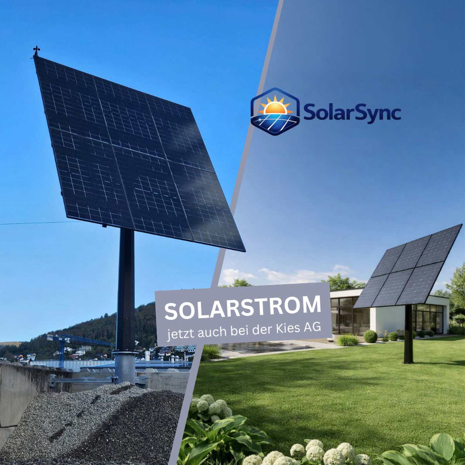 Solarstrom - jetzt auch bei der Kies AG