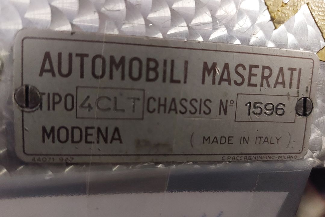 1948 Maserati 4CLT/48