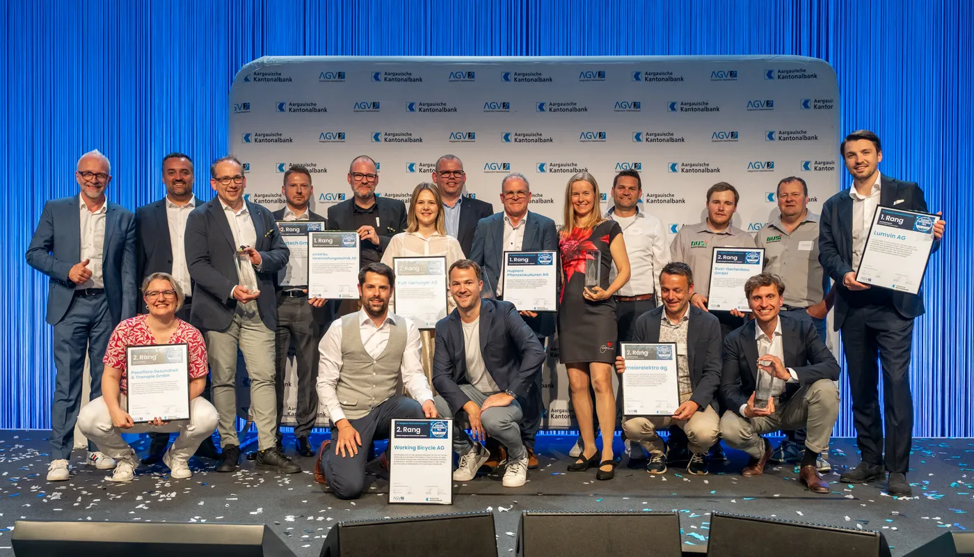 Aargauer Unternehmenspreis: Wir erreichen den 2. Rang!