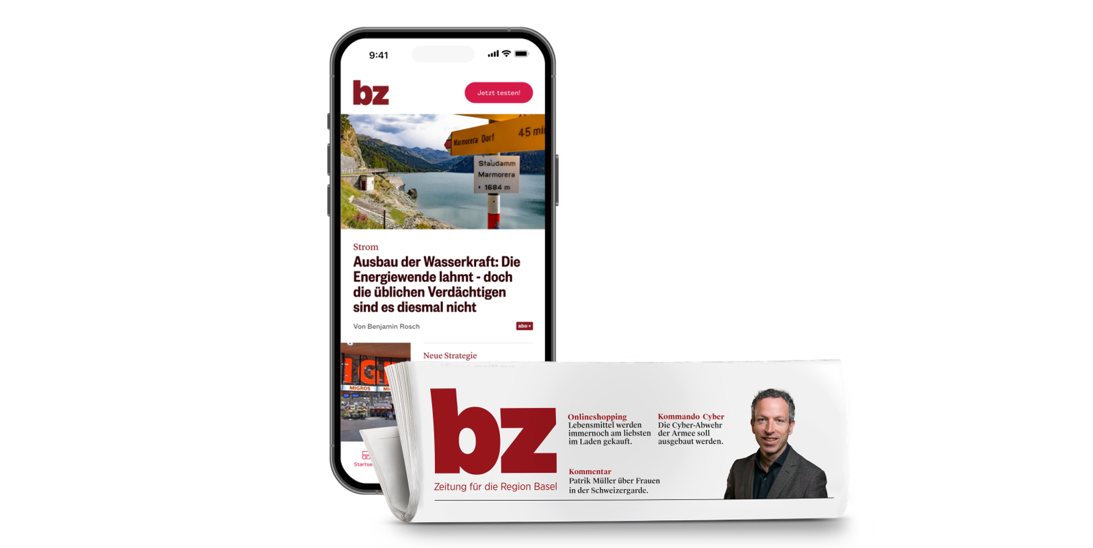 BZ - Zeitung für die Region Basel,    BZBASEL.CH