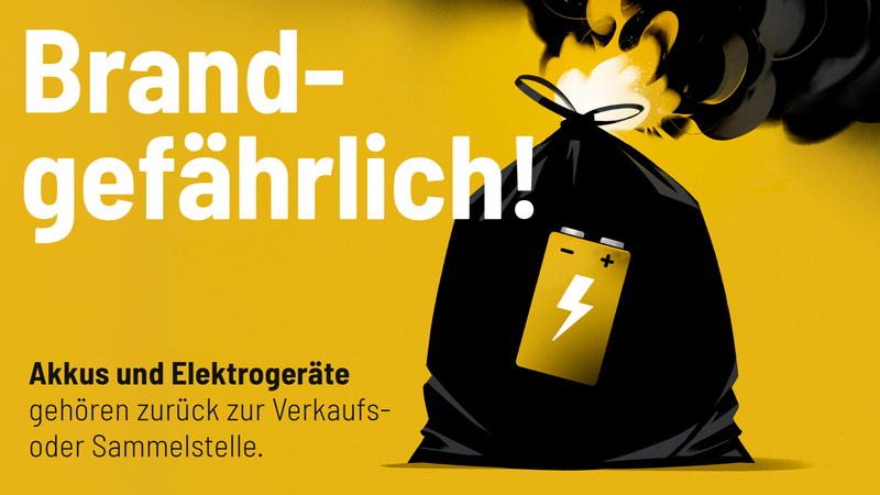 Workshop: Brandprävention bei Lithium-Ionen-Akkus auf Sammelstellen
