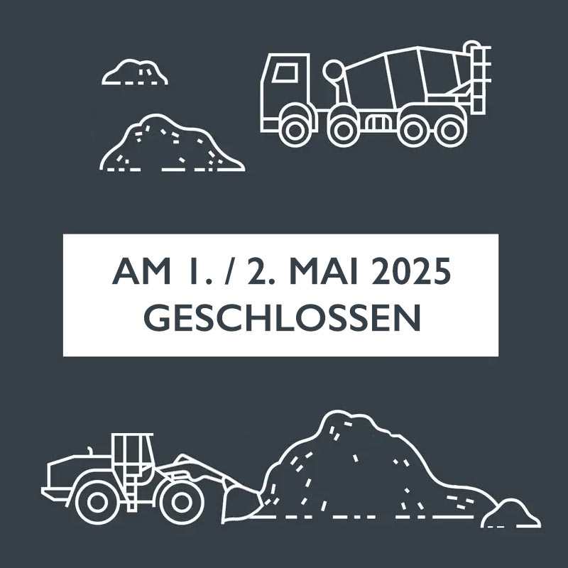 Öffnungszeiten am 1. / 2. Mai 2025