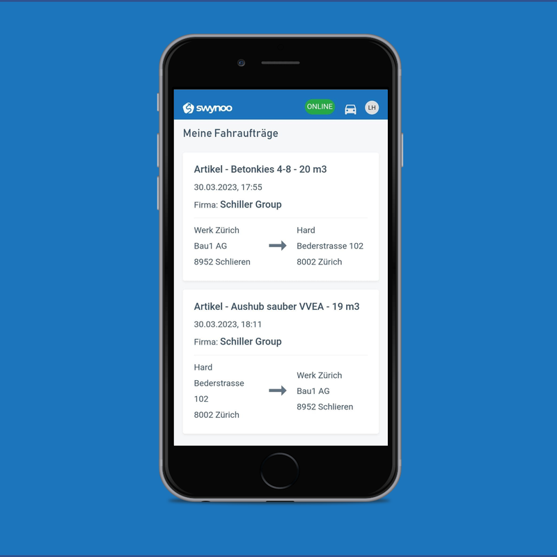 L'application mobile Swynoo, un élément important du processus de planification numérique