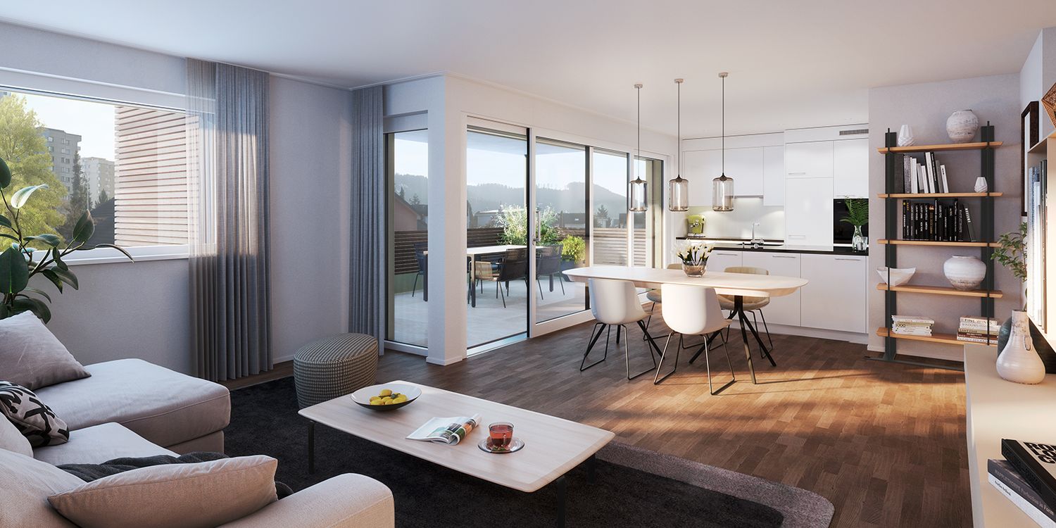 2 Mehrfamilienhäuser am Kyburgweg