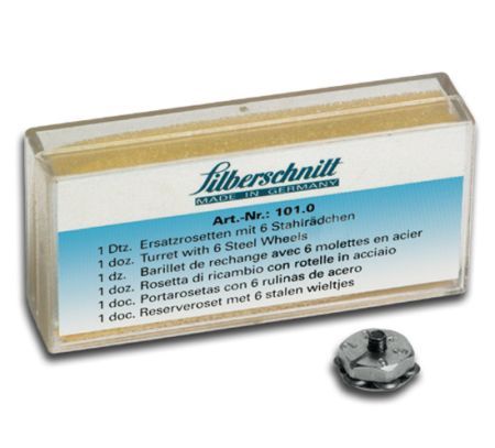 rosette avec 6 molettes