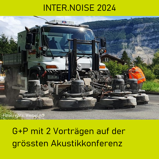 Akustische Instandhaltung und Nachhaltigkeit von lärmarmen Strassenbelägen: Erkenntnisse von der INTER.NOISE 2024