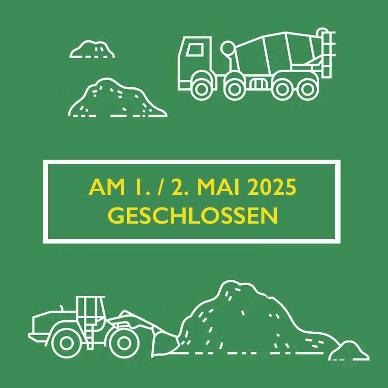 Öffnungszeiten am 1. / 2. Mai 2025