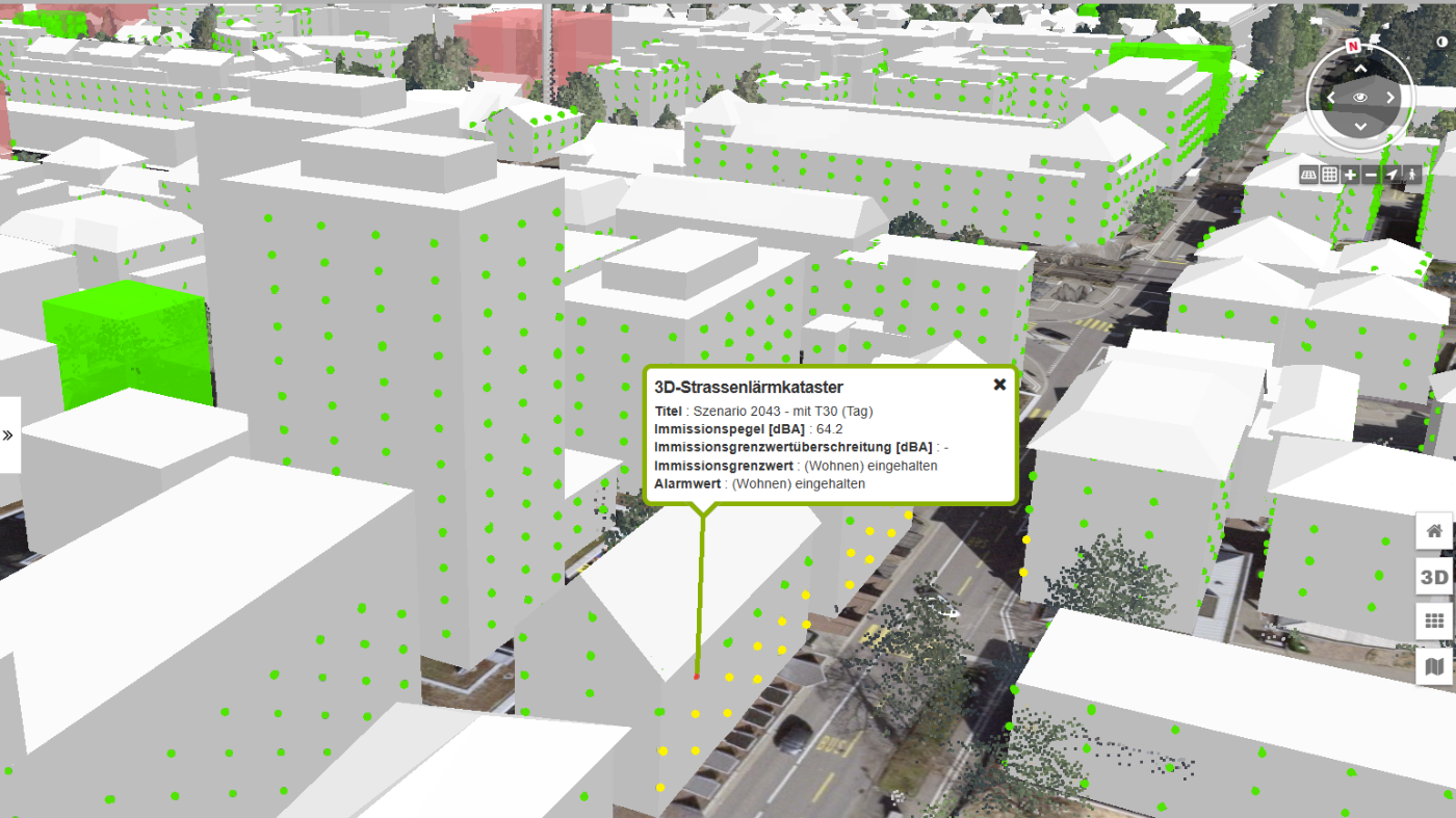 3D City Models as a Tool for Noise Control