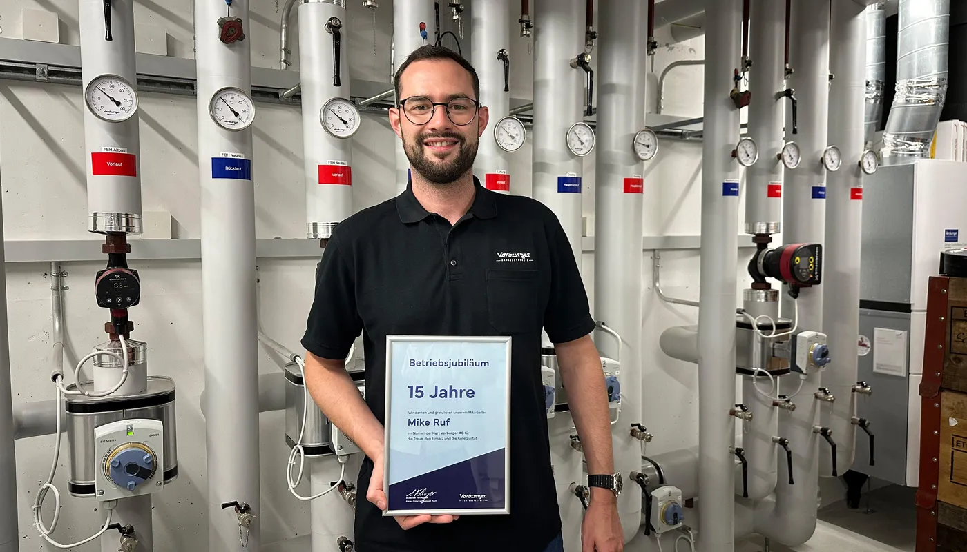 Herzliche Gratulation zum 15-jährigen Jubiläum