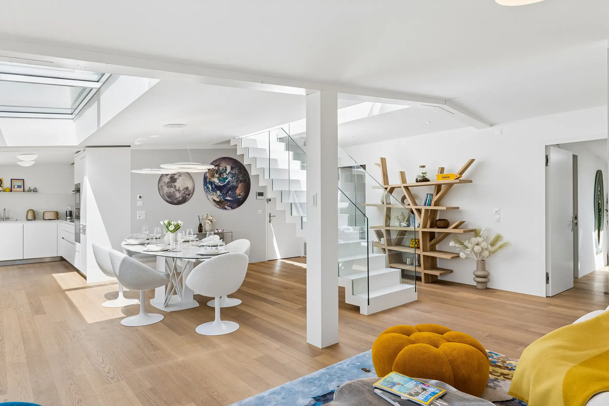 Ikon Penthouse – Rooftop, AC, Lake & Mountain View Fraumünsterstrasse