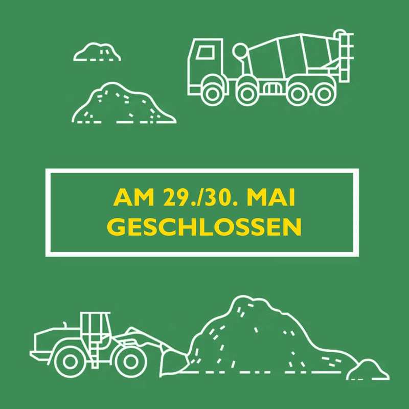 Öffnungszeiten am 29./30. Mai 2025