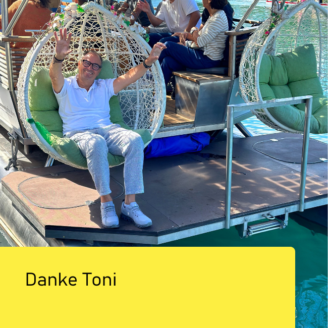 Danke Toni – 32 Jahre G+P