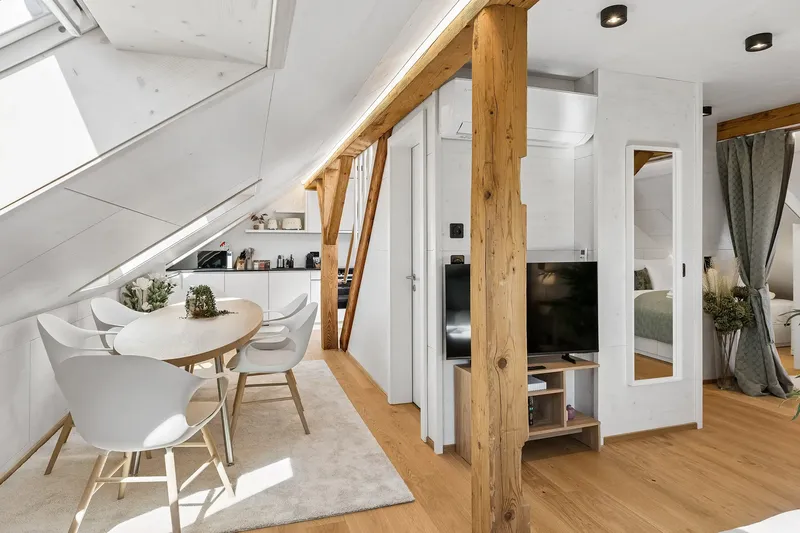 Waterfront Penthouse – Rooftop, AC & Free Parking Am Schanzengraben