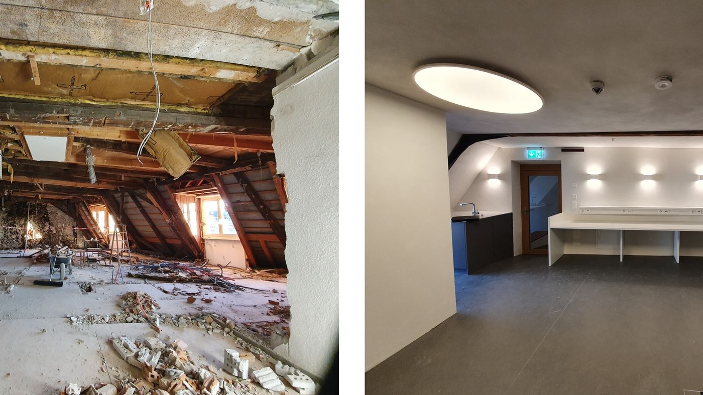 Centre de soins Golatti - une rénovation de bâtiment dans la vieille ville avec de grands défis à relever