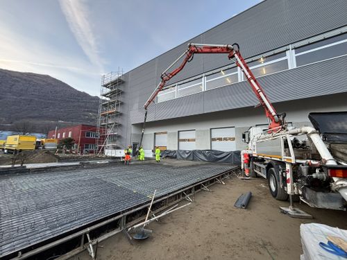 Aussenflächen in Stahlfaserbeton