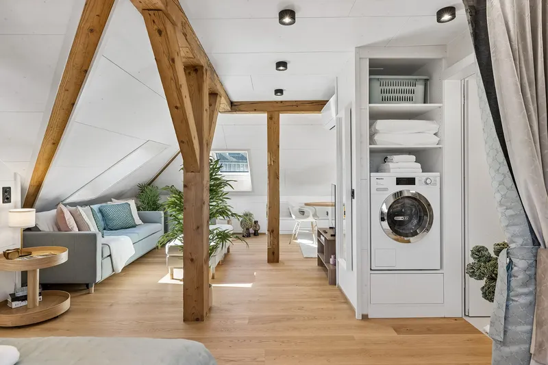 Waterfront Penthouse – Rooftop, AC & Free Parking Am Schanzengraben