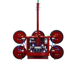 Palonnier à ventouses DKF 12V - Système de vacuum à deux circuits indépendants - "P" = 700kg