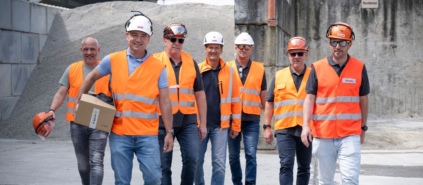 Visite chez Hans G. Hauri KG Mineralstoffwerke à Bötzingen DE