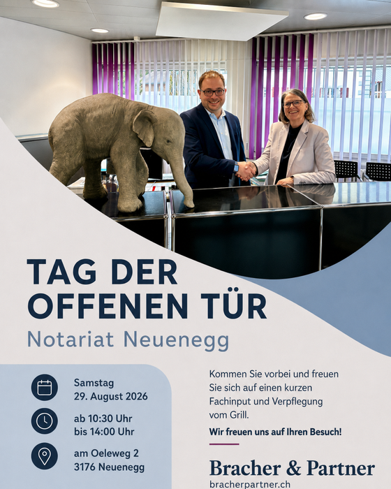 Tag der offenen T&uuml;r an unserem Standort in Neuenegg