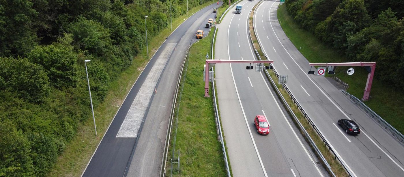 Pilotprojekt kühle Strassenbeläge