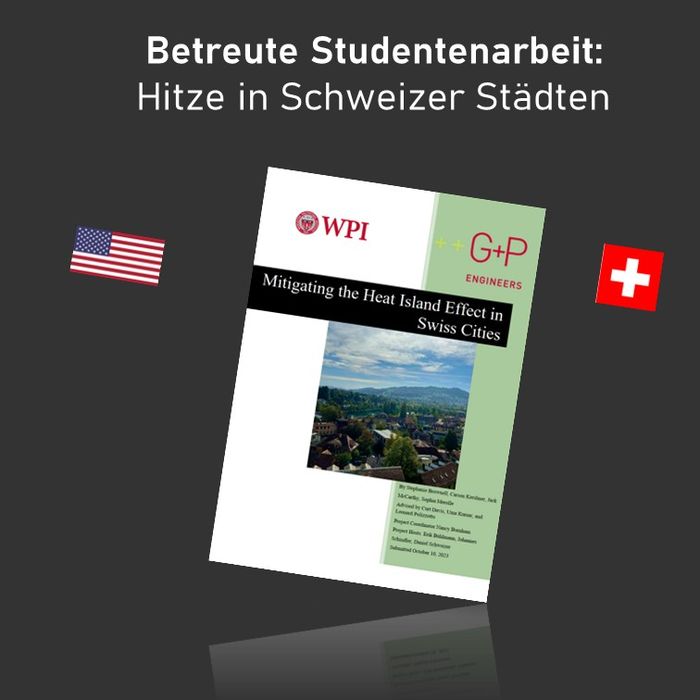 Hitze in Schweizer Städten – Betreute Studentenarbeit