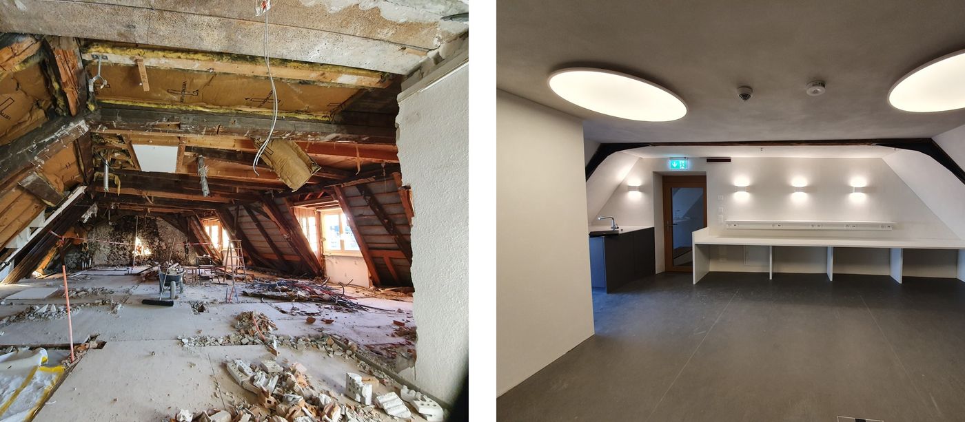 Centre de soins Golatti - une rénovation de bâtiment dans la vieille ville avec de grands défis à relever
