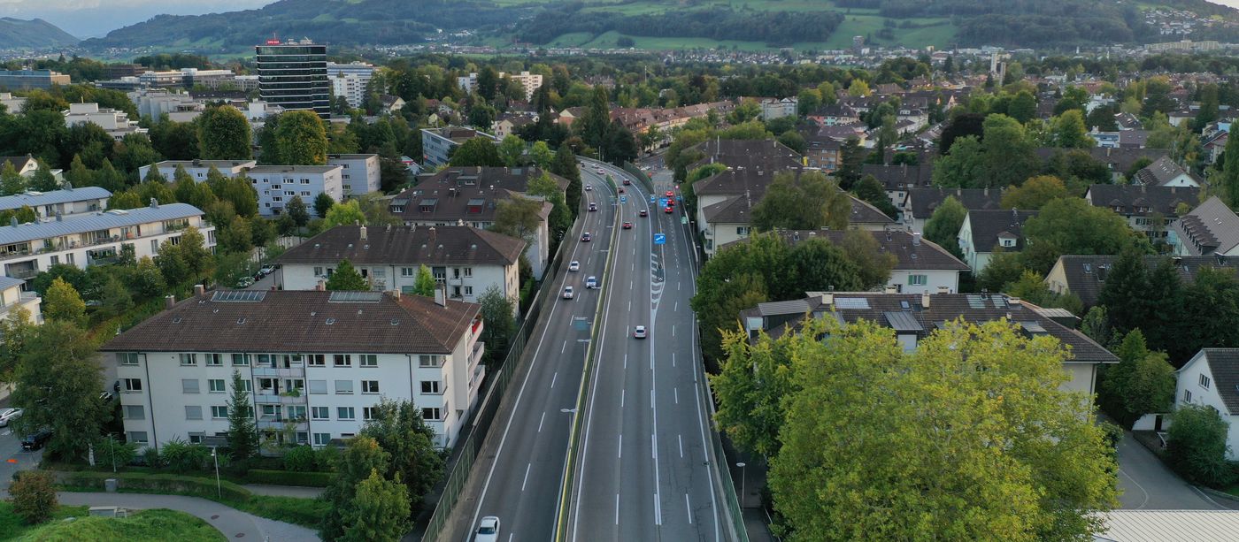 Massgeschneiderter Lärmschutz an der A6 im Berner Ostring