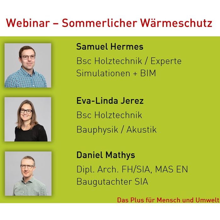 Webinar on climate-friendly construction – Staying cool even when it gets hot